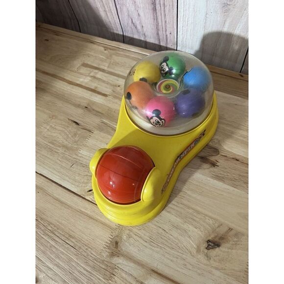 VINTAGE DISNEY COLOR SPIN TOY MATTEL 1986 MICKEY MINNIE MOUSE BABY INFANT TOY - Picture 4 of 10